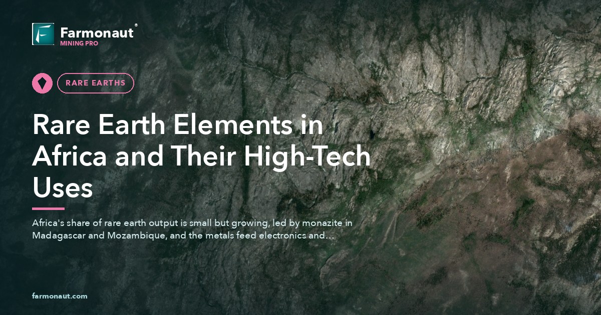 Rare Earth Elements In Africa And Their High-Tech Uses