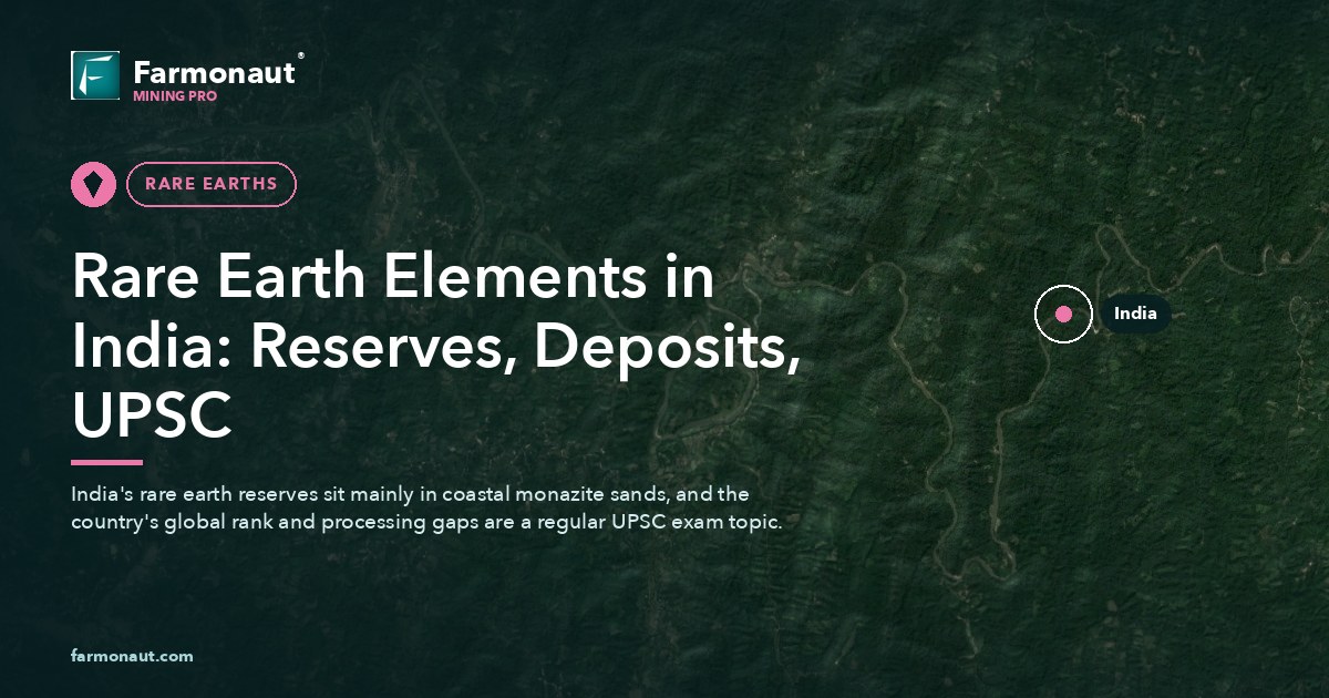 Rare Earth Elements In India: Reserves, Deposits, Upsc