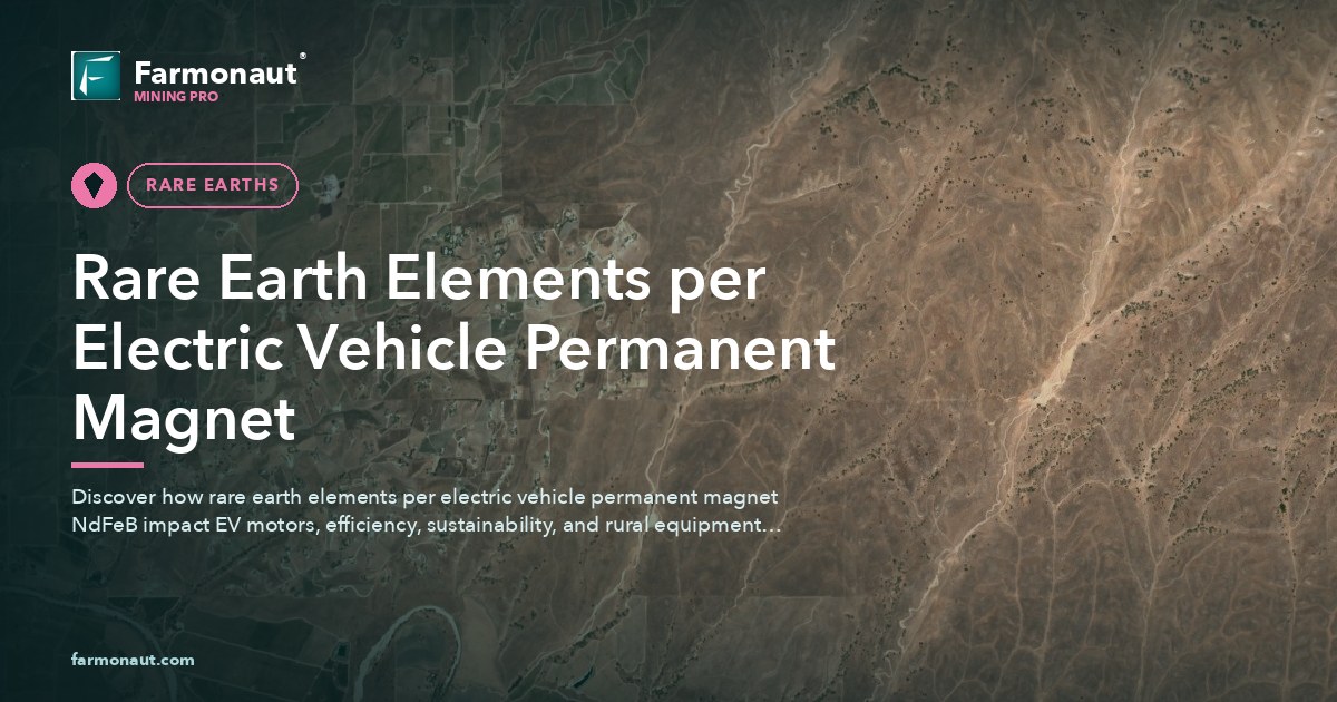 Rare Earth Elements Per Electric Vehicle Permanent Magnet