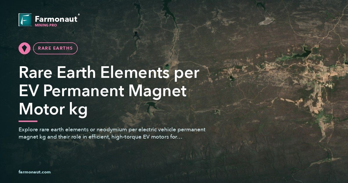 Rare Earth Elements Per Ev Permanent Magnet Motor Kg
