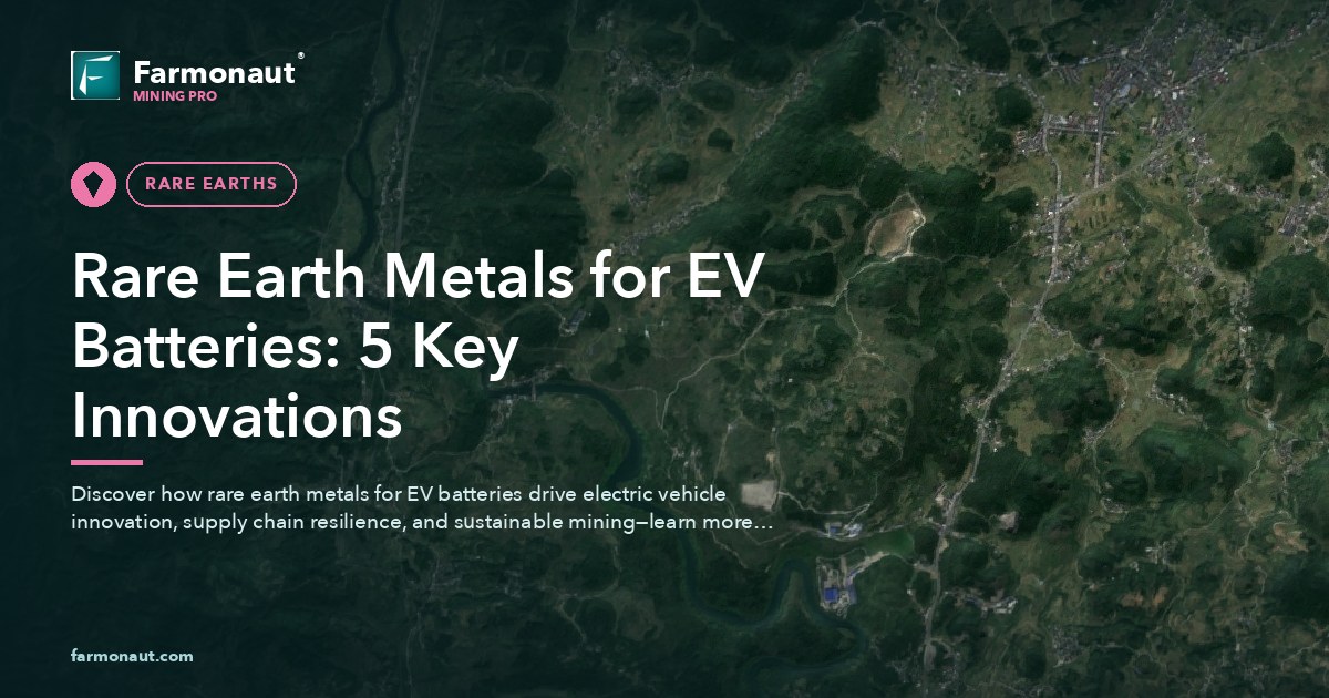 Rare Earth Metals For Ev Batteries: 5 Key Innovations