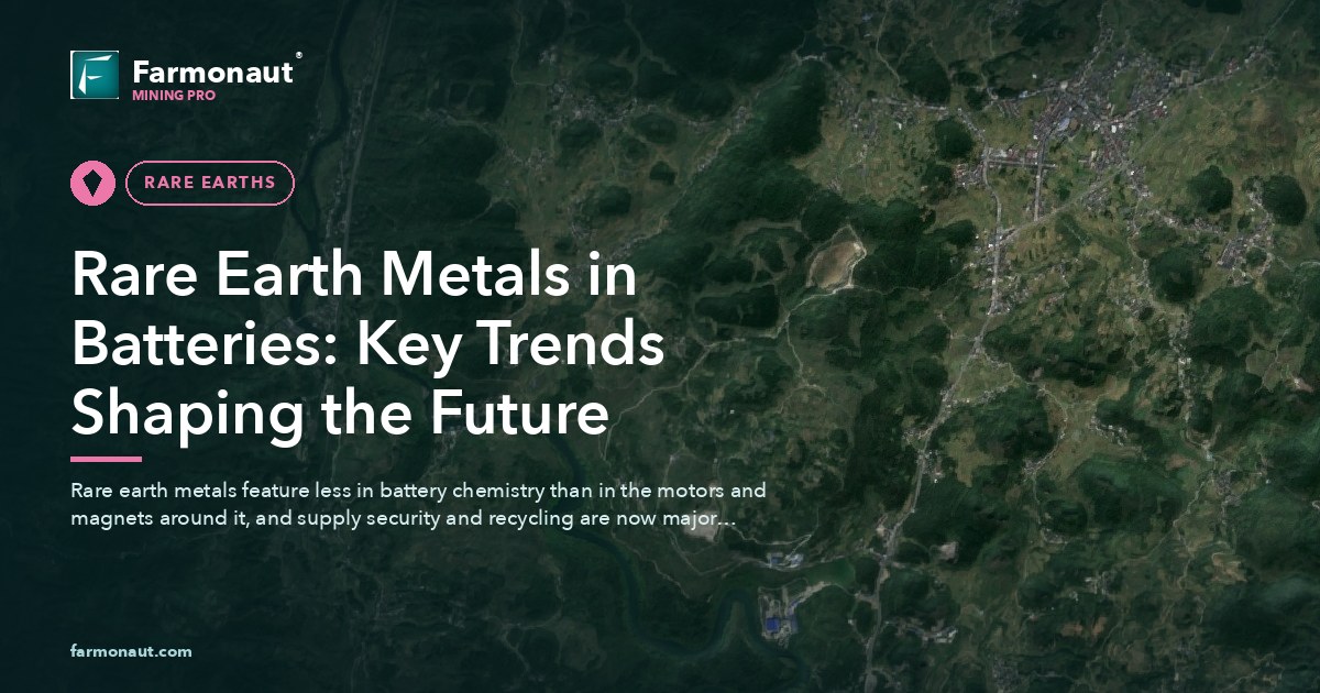 Rare Earth Metals In Batteries: Key Trends Shaping The Future