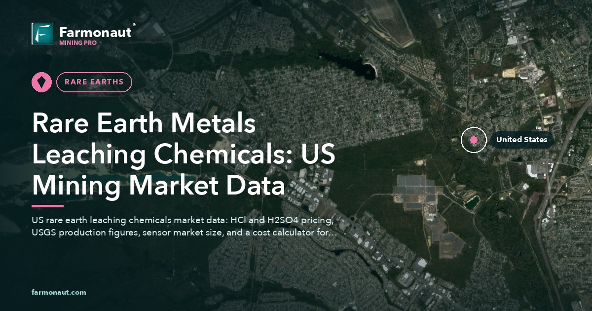 Rare Earth Metals Leaching Chemicals: Us Mining Market Data