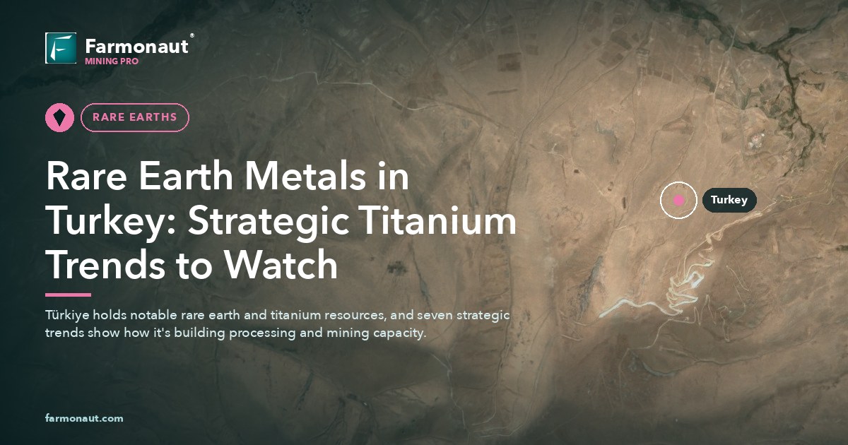 Rare Earth Metals In Turkey: Strategic Titanium Trends To Watch