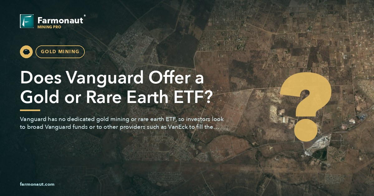 Does Vanguard Offer A Gold Or Rare Earth Etf?