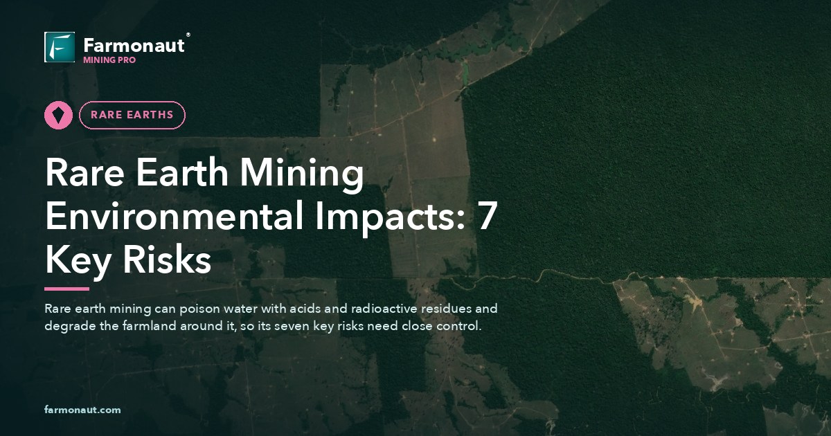 Rare Earth Mining Environmental Impacts: 7 Key Risks