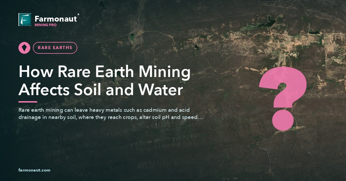How Rare Earth Mining Affects Soil And Water