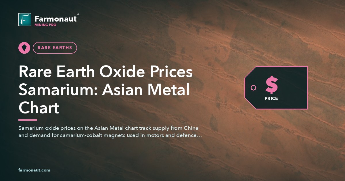 Rare Earth Oxide Prices Samarium: Asian Metal Chart