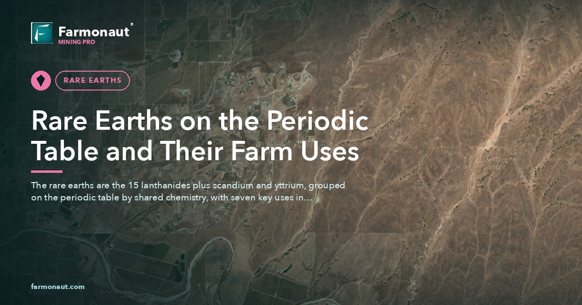 Rare Earths On The Periodic Table And Their Farm Uses