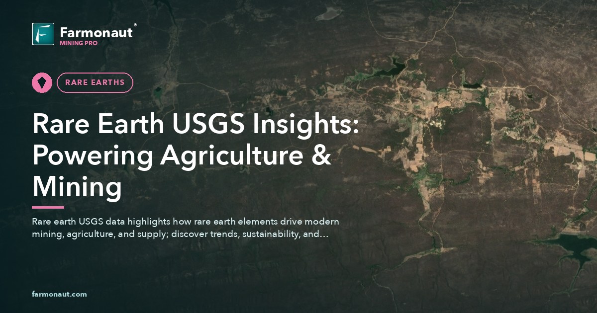 Rare Earth Usgs Insights: Powering Agriculture &Amp; Mining
