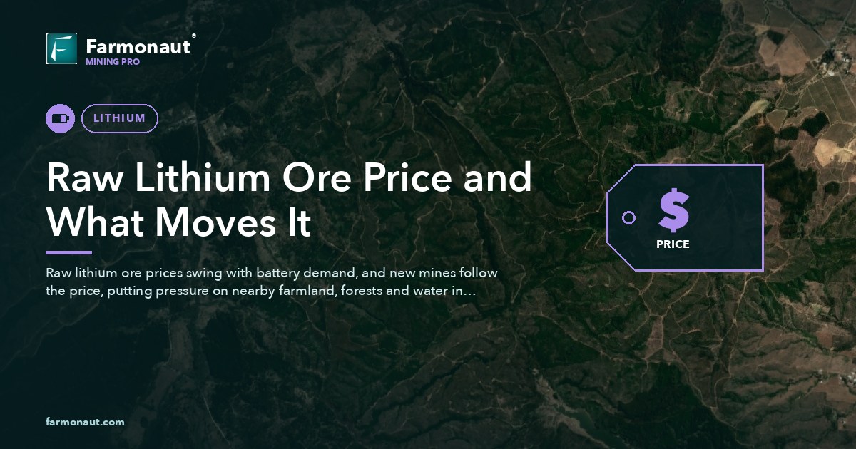 Raw Lithium Ore Price And What Moves It