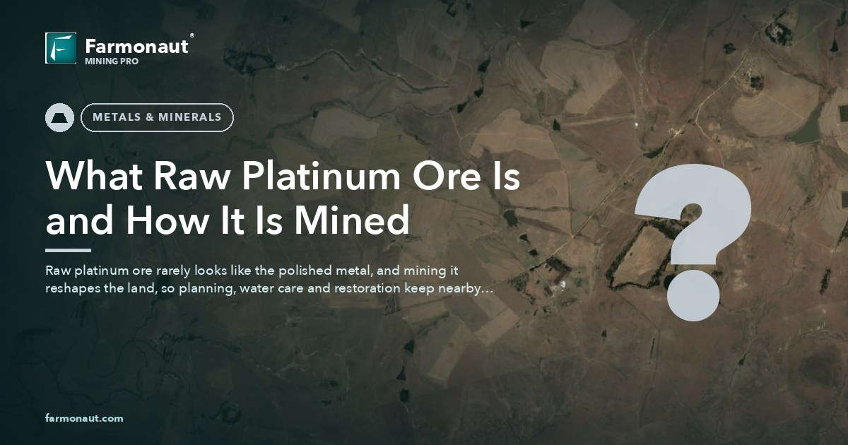 What Raw Platinum Ore Is And How It Is Mined
