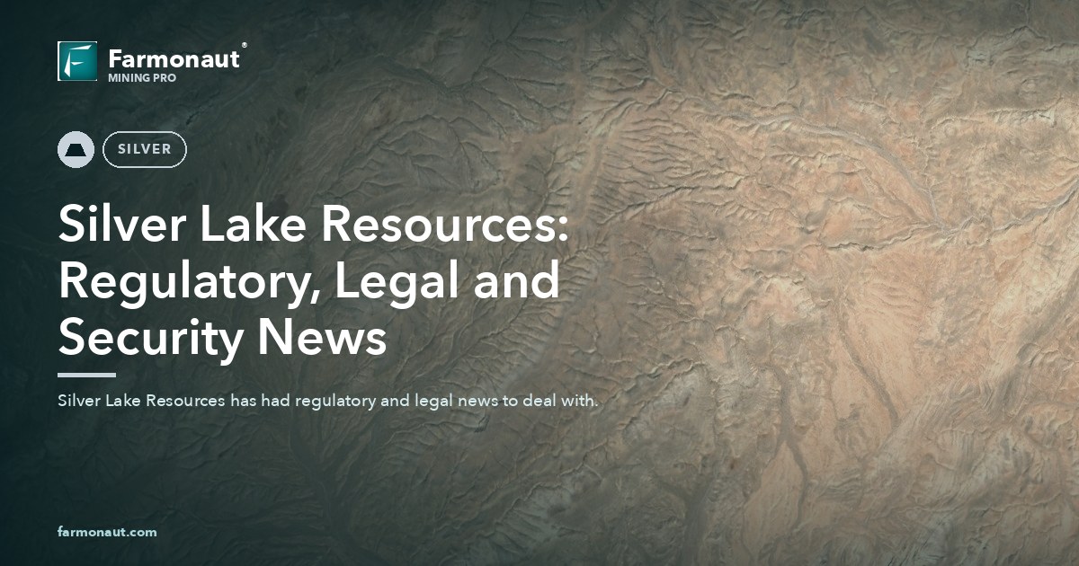 Silver Lake Resources: Regulatory, Legal And Security News