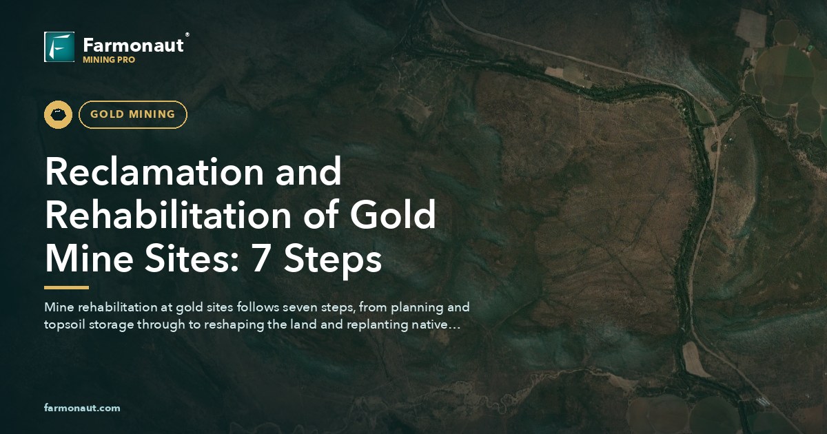 Reclamation And Rehabilitation Of Gold Mine Sites: 7 Steps 12 Reclamation And Rehabilitation Of Gold Mine Sites: 7 Steps