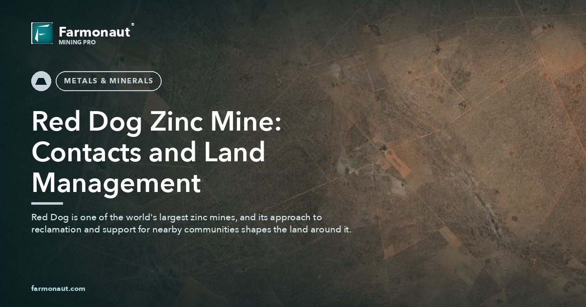 Red Dog Zinc Mine: Contacts And Land Management