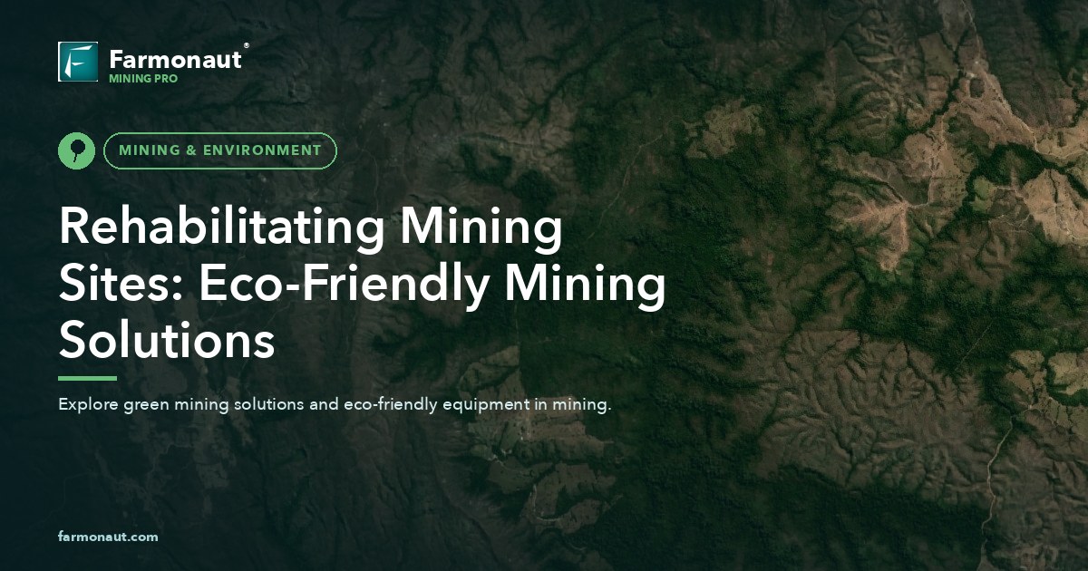 Rehabilitating Mining Sites: Eco-Friendly Mining Solutions