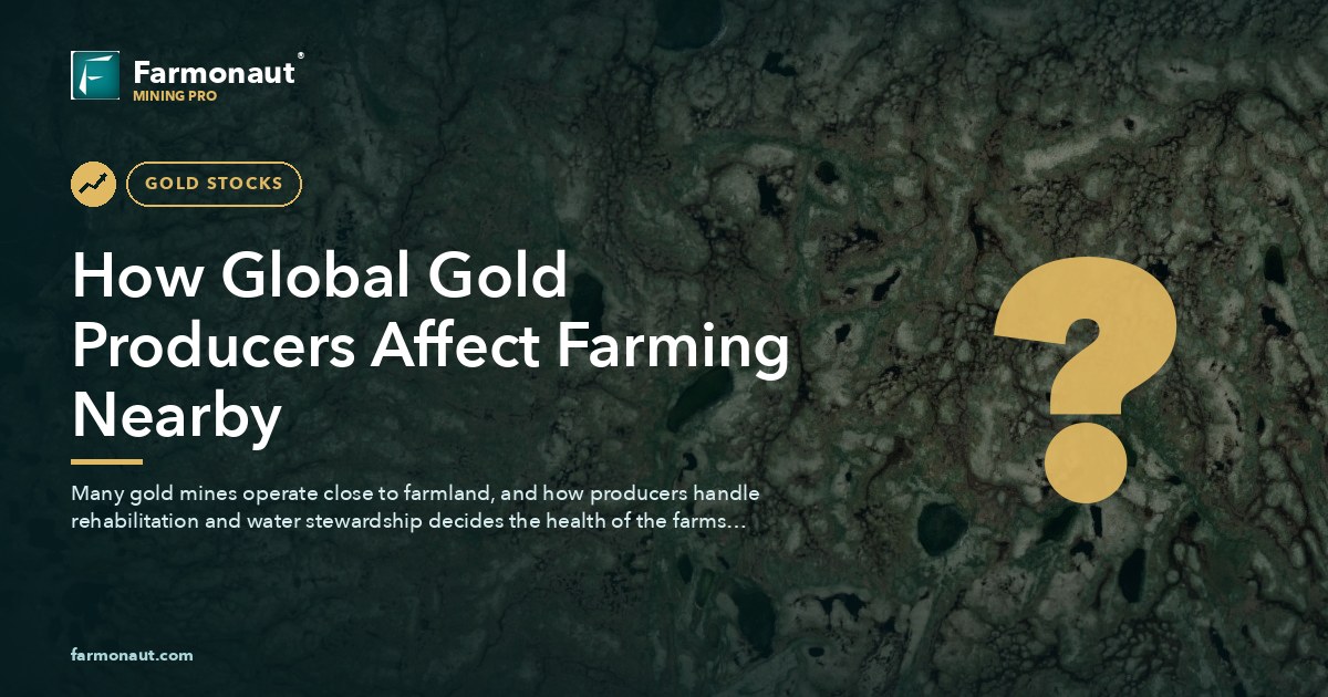 How Global Gold Producers Affect Farming Nearby
