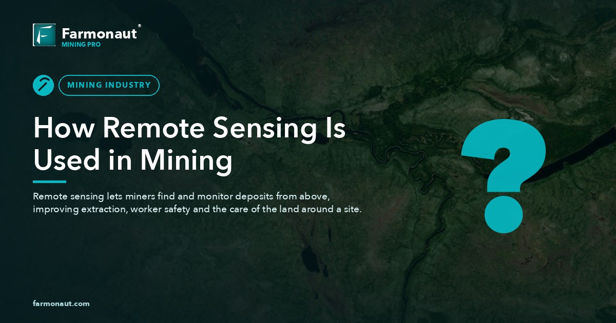 How Remote Sensing Is Used In Mining