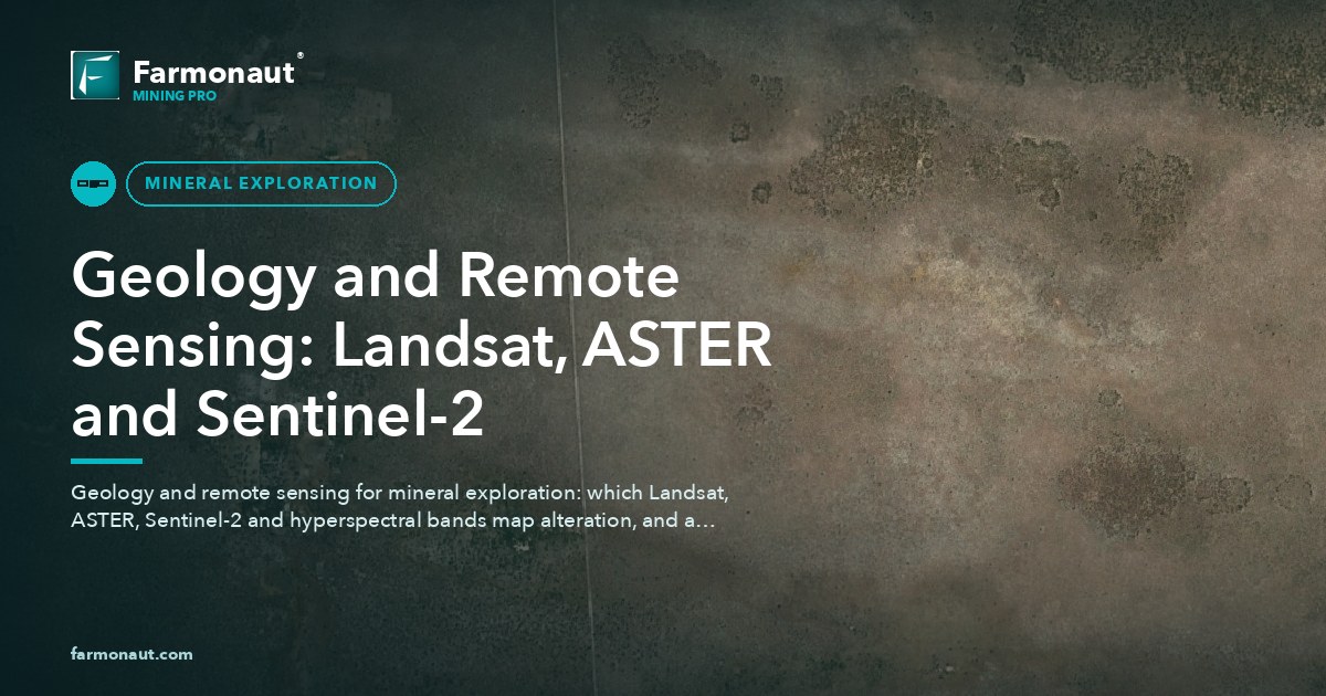 Geology And Remote Sensing: Landsat, Aster And Sentinel-2