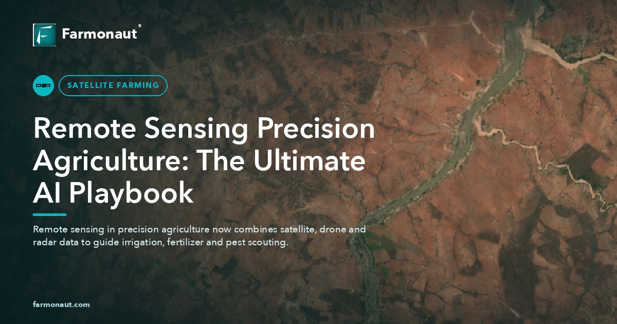 Remote Sensing Precision Agriculture: The Ultimate Ai Playbook