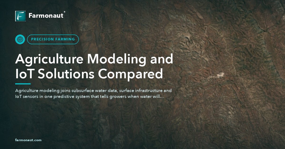 Agriculture Modeling And Iot Solutions Compared
