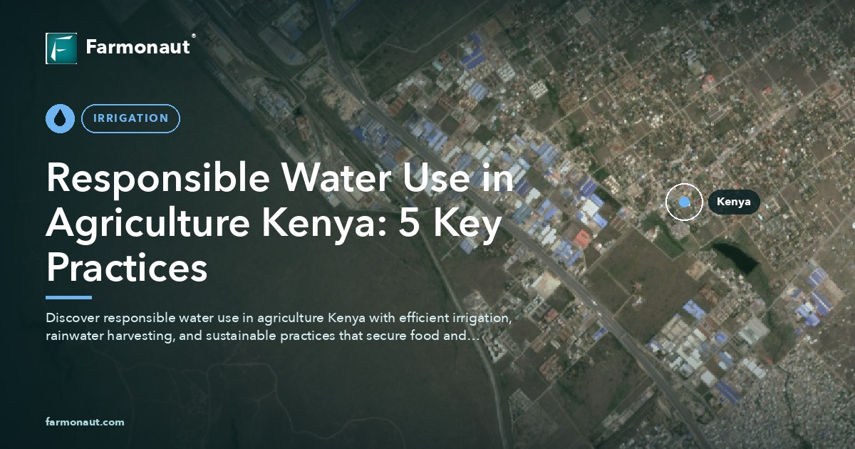 Responsible Water Use In Agriculture Kenya: 5 Key Practices