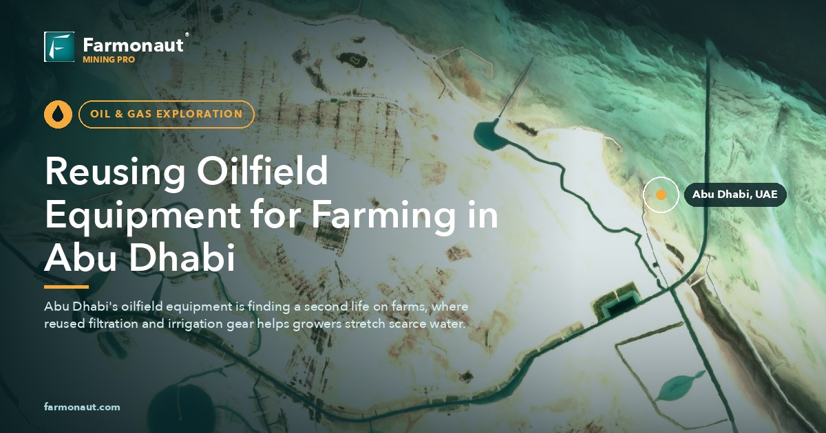 Reusing Oilfield Equipment For Farming In Abu Dhabi