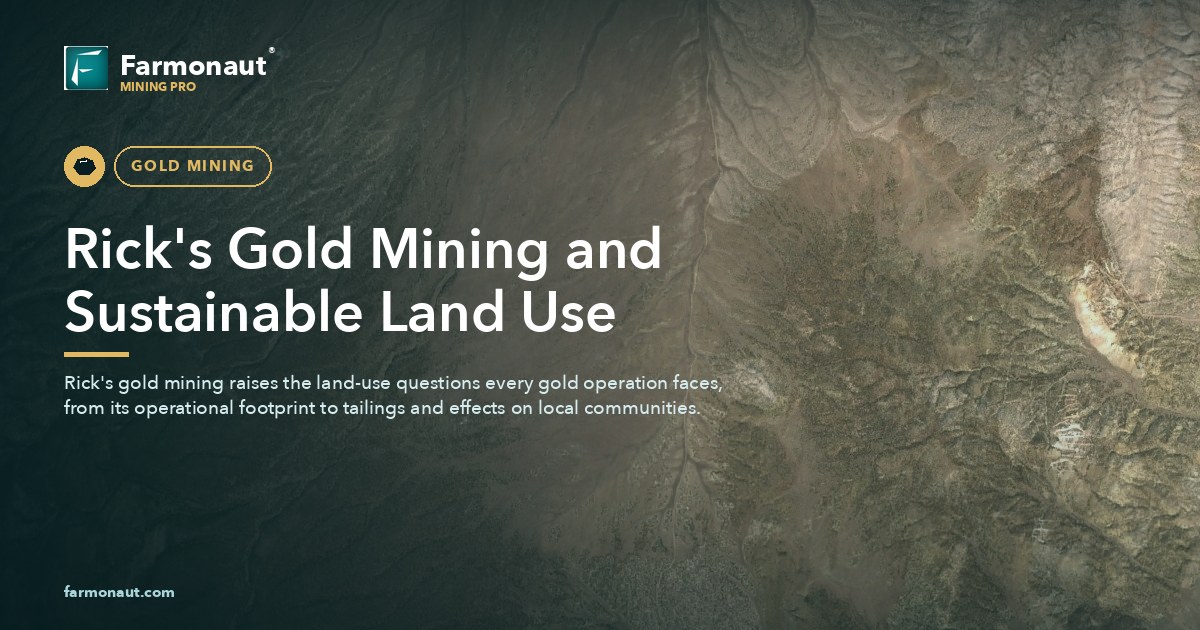 Rick'S Gold Mining And Sustainable Land Use