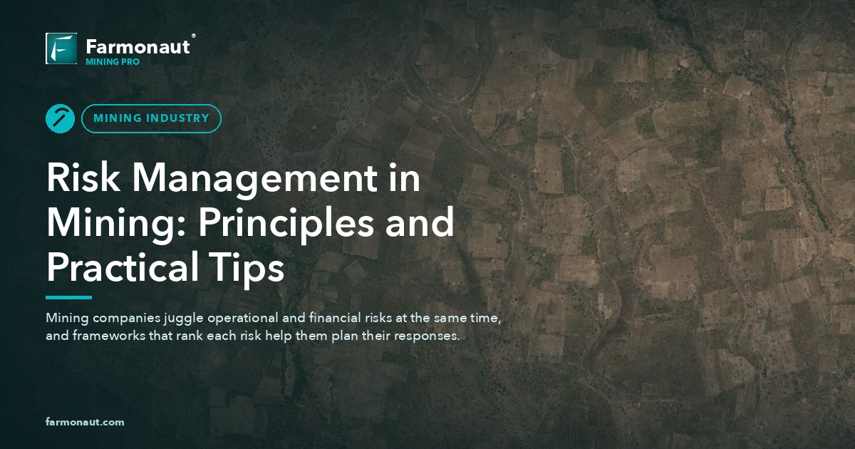 Risk Management In Mining: Principles And Practical Tips