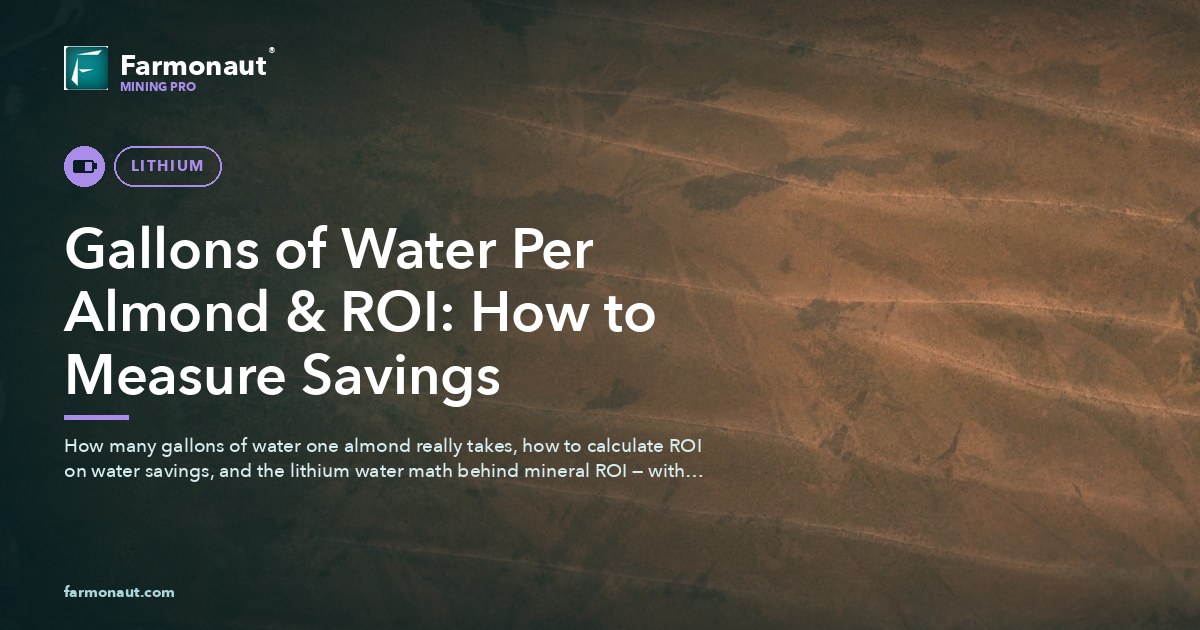 Gallons Of Water Per Almond &Amp; Roi: How To Measure Savings