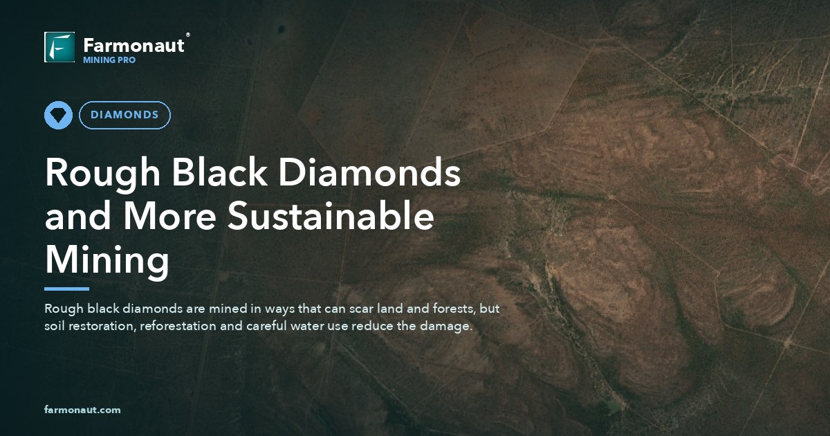 Rough Black Diamonds And More Sustainable Mining