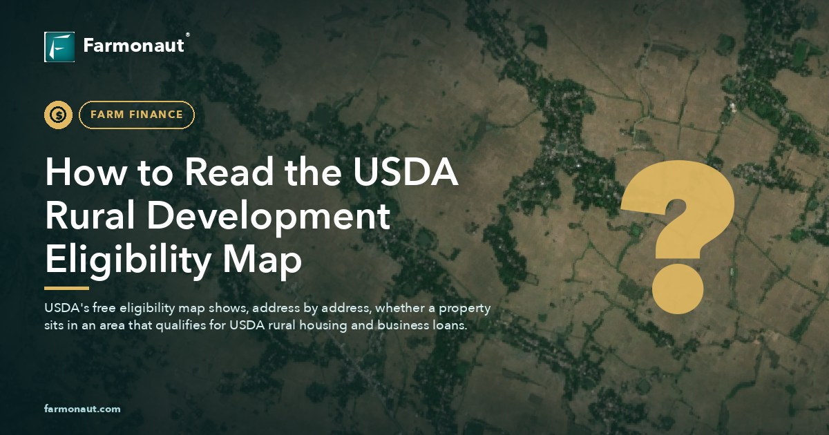 How To Read The Usda Rural Development Eligibility Map