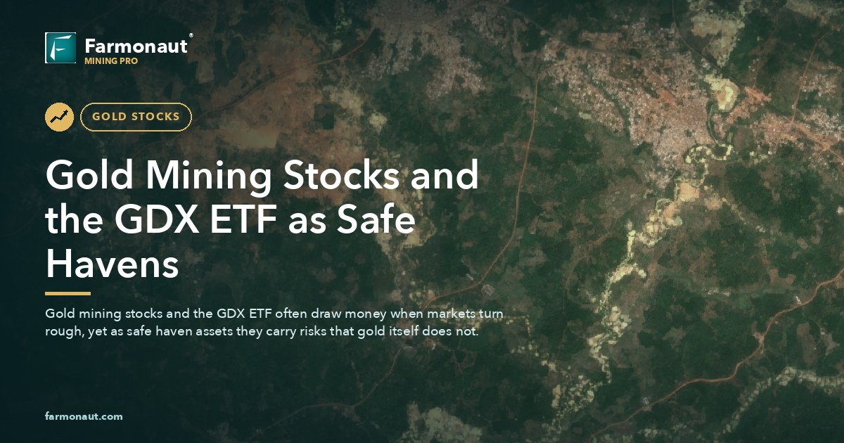 Gold Mining Stocks And The Gdx Etf As Safe Havens