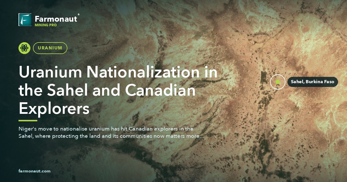 Uranium Nationalization In The Sahel And Canadian Explorers