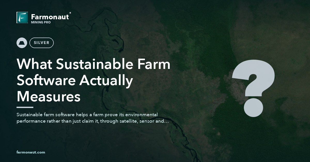 What Sustainable Farm Software Actually Measures