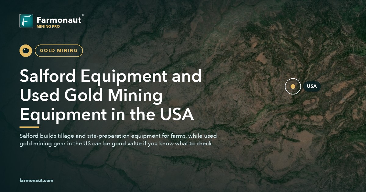 Salford Equipment And Used Gold Mining Equipment In The Usa