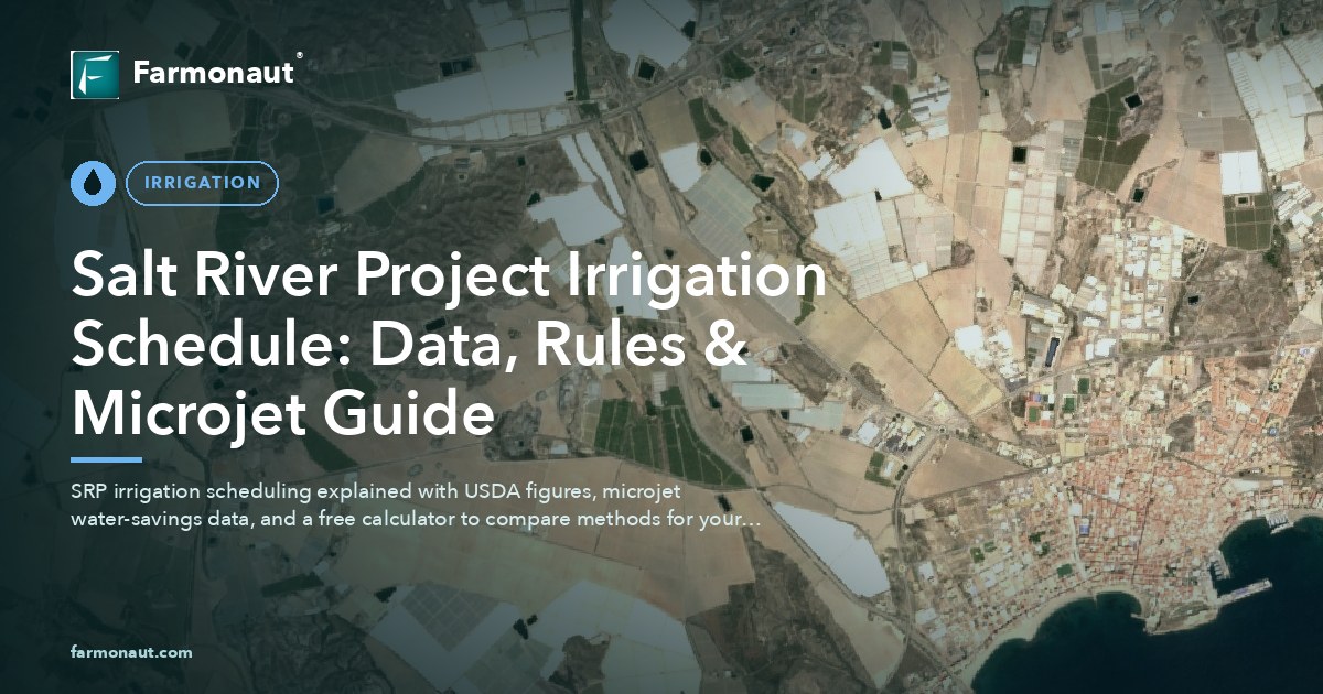Salt River Project Irrigation Schedule: Data, Rules &Amp; Microjet Guide
