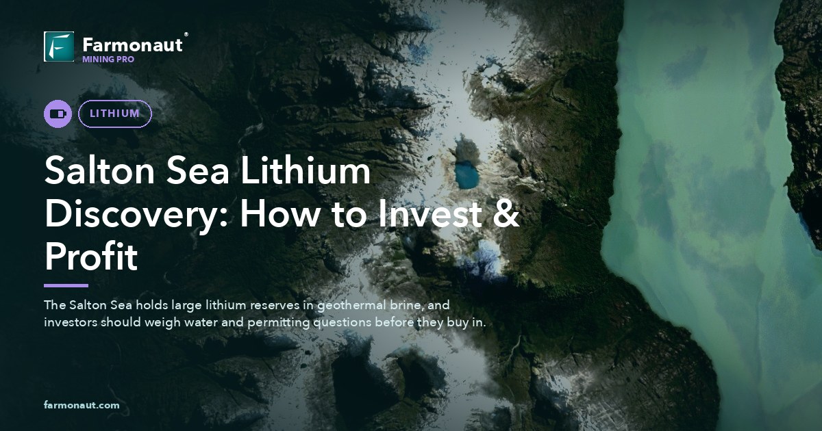 Salton Sea Lithium Discovery: How To Invest &Amp; Profit 79 Salton Sea Lithium Discovery: How To Invest &Amp; Profit
