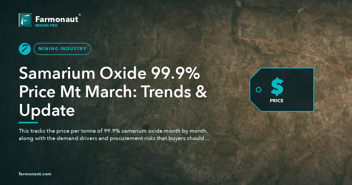 Samarium Oxide 99.9% Price Mt March: Trends &Amp; Update