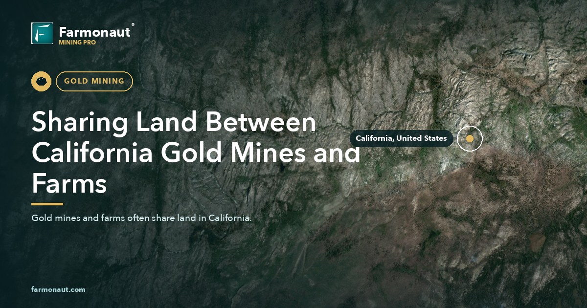 Sharing Land Between California Gold Mines And Farms
