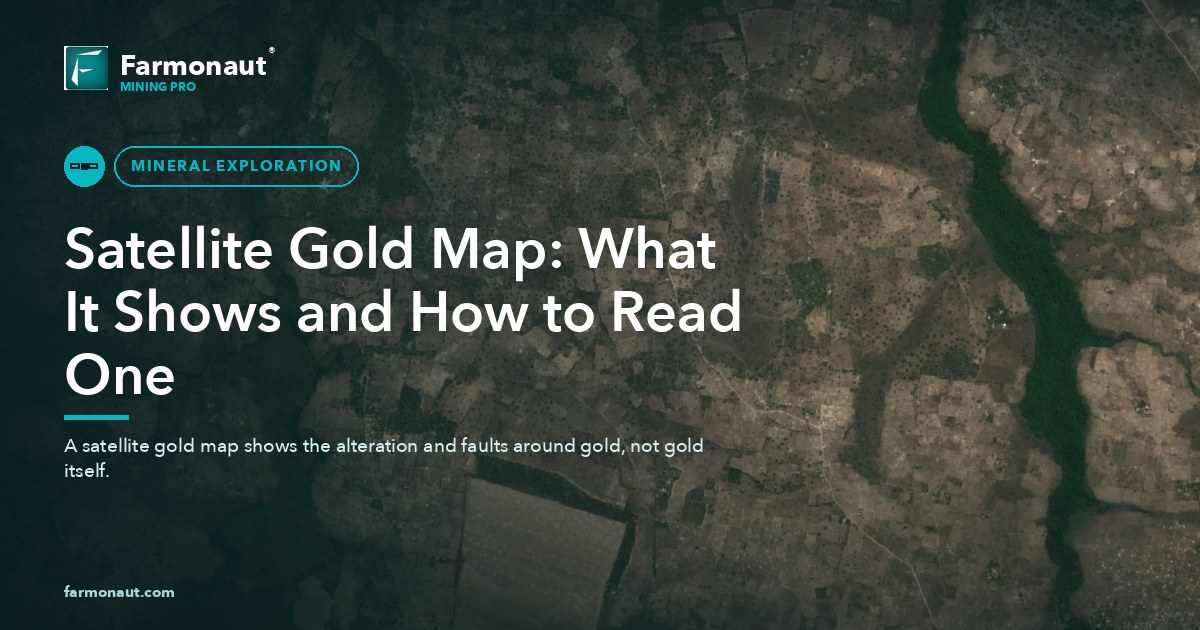Satellite Gold Map: What It Shows And How To Read One
