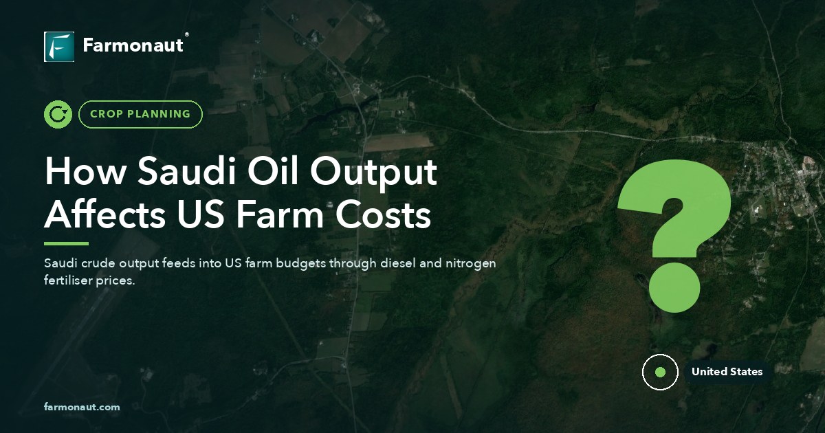 How Saudi Oil Output Affects Us Farm Costs