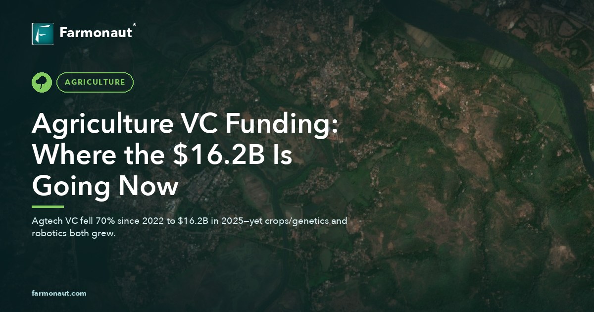 Agriculture Vc Funding: Where The $16.2B Is Going Now