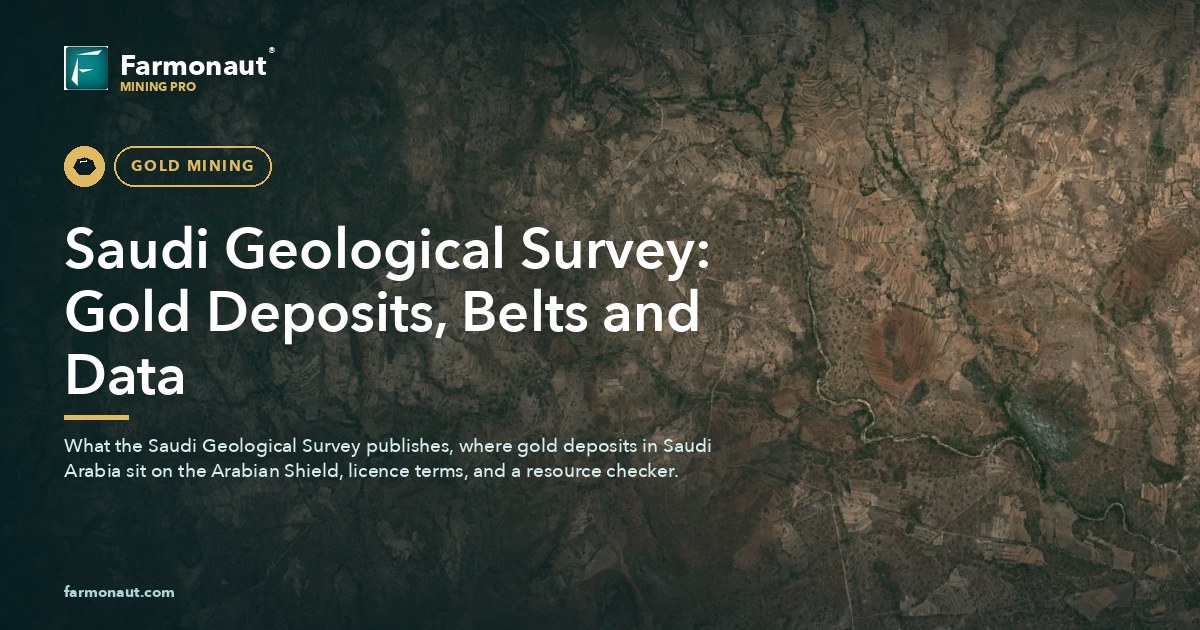 Saudi Geological Survey: Gold Deposits, Belts And Data