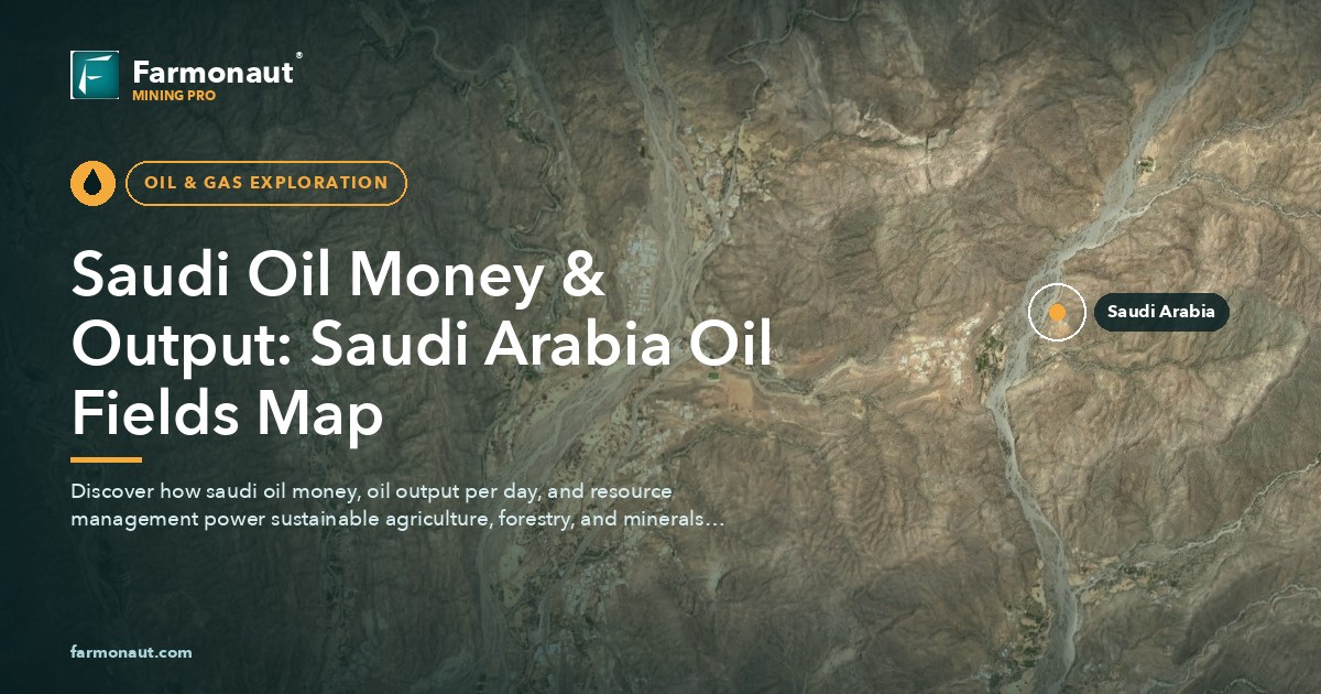 Saudi Oil Money &Amp; Output: Saudi Arabia Oil Fields Map