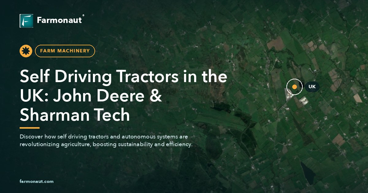 Self Driving Tractors In The Uk: John Deere &Amp; Sharman Tech
