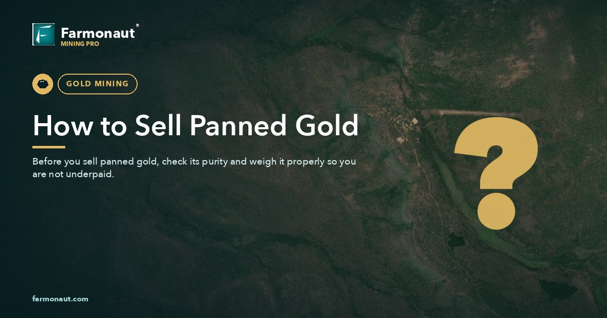 How To Sell Panned Gold