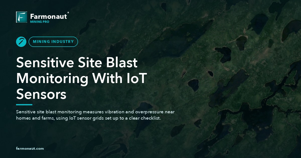 Sensitive Site Blast Monitoring With Iot Sensors