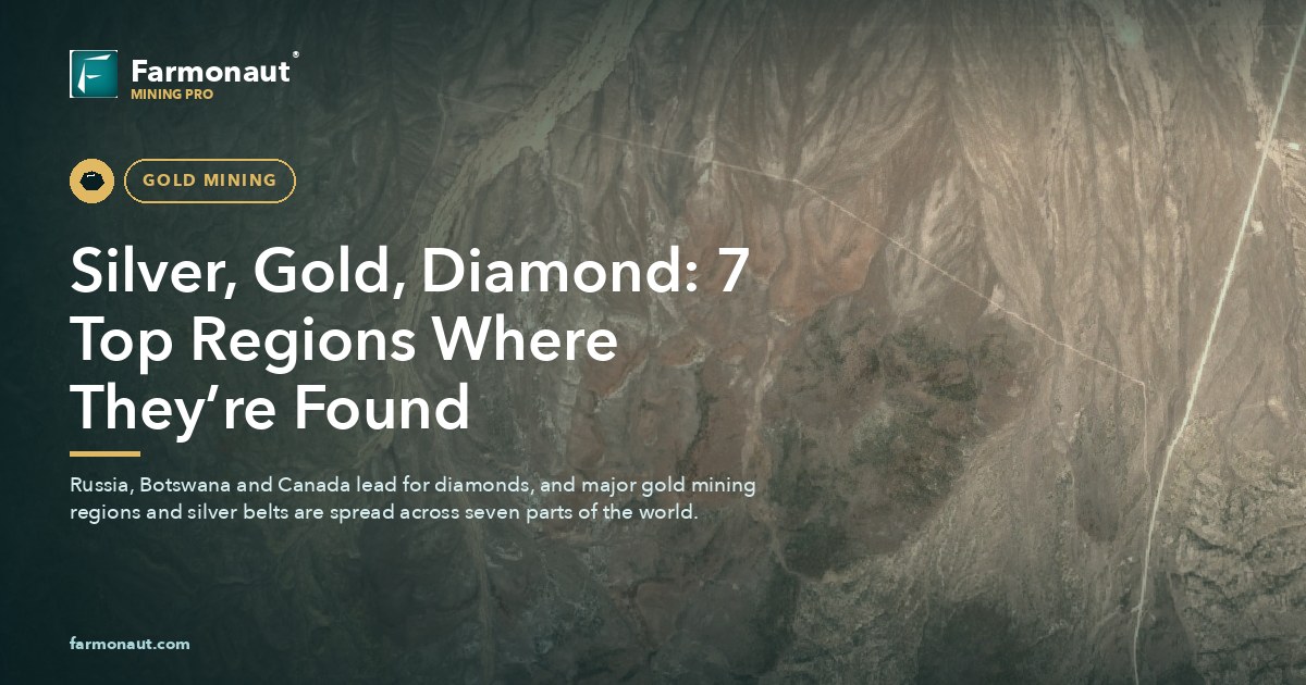 Silver, Gold, Diamond: 7 Top Regions Where They’re Found