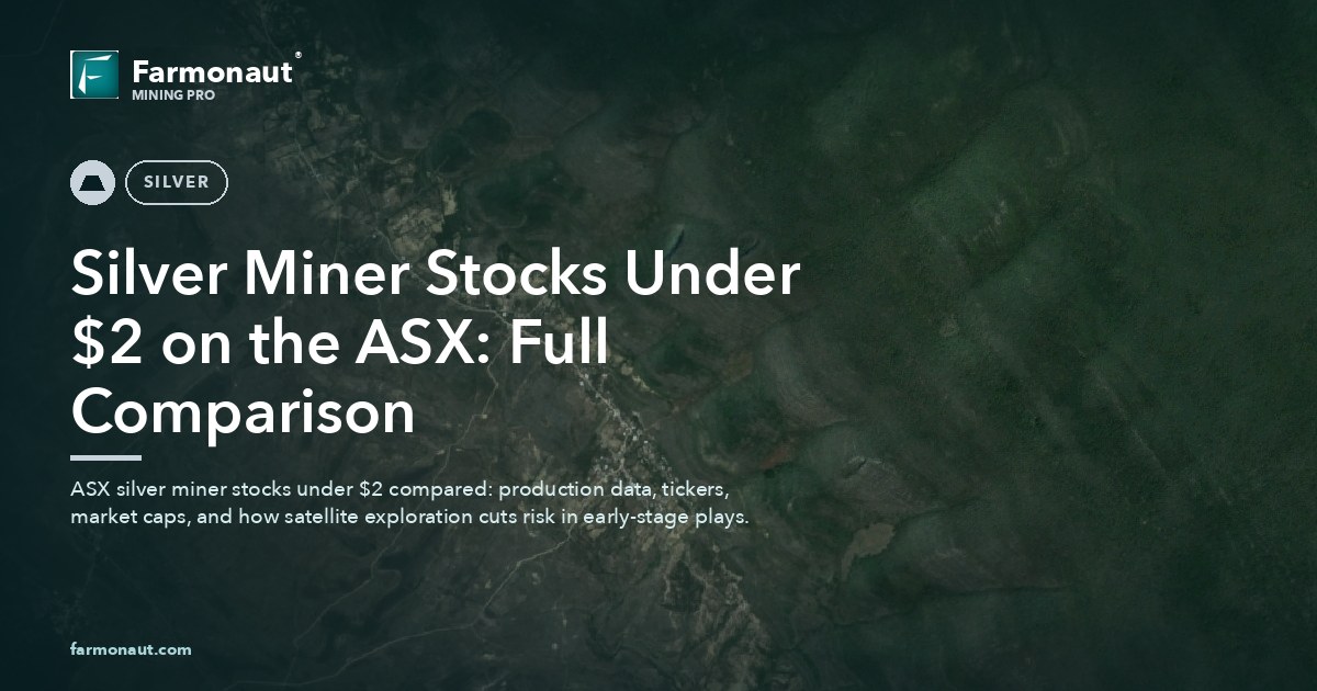 Silver Miner Stocks Under $2 On The Asx: Full Comparison